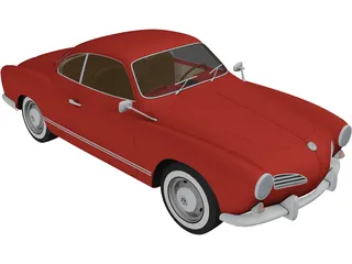 Volkswagen Karmann Ghia (1974) 3D Model