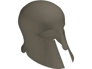 Greek Helmet 3D Model