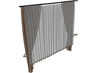 Curtain 3D Model