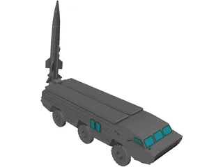 OTR-21 Tochka-U 3D Model