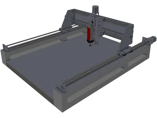 3 Axis CNC 3D Model