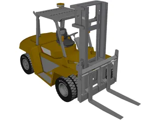 Forklift 3D Model