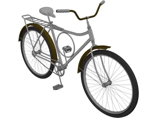 City Bicycle 3D Model