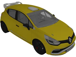 Renault Clio RS Cup (2014) 3D Model