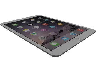 Apple iPad Air 2 3D Model