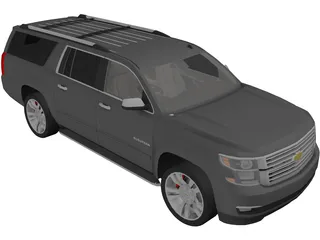 Chevrolet Suburban (2014) 3D Model