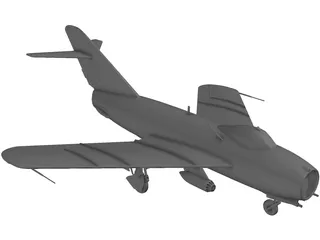 MiG-17 3D Model