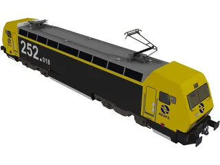 Siemens Locomotive Deutsche Bahn 3D Model