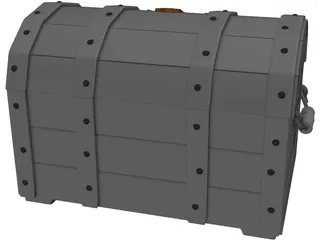 Treasure Chest 3D Model