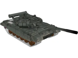 T-90 3D Model