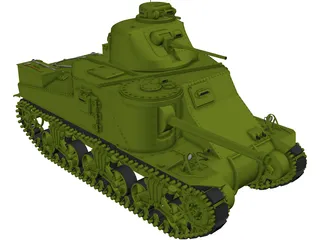 M3 Lee 3D Model