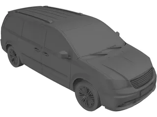 Chrysler Town and Country (2012) 3D Model