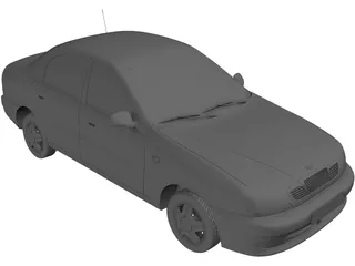 Daewoo Lanos (2012) 3D Model