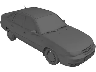 Daewoo Nexia (2012) 3D Model