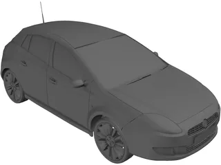 Fiat Bravo (2011) 3D Model