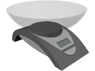 Electronic Scales 3D Model