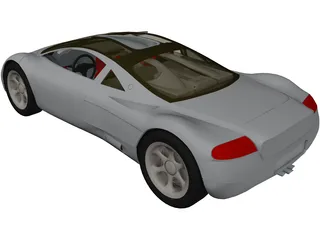 Audi Avus Quattro Concept (1991) 3D Model