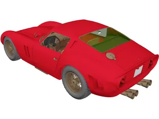 Ferrari 250 GTO (1962) 3D Model