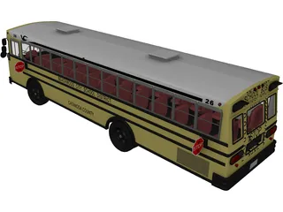 School Bus 3D Model