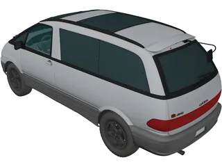 Toyota Lucida (1992) 3D Model