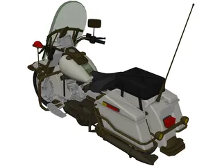 Harley-Davidson Police 3D Model