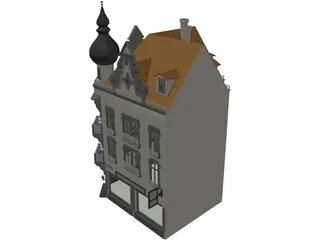 Town House 3D Model