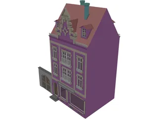 Town House 3D Model