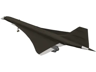 Concorde 3D Model