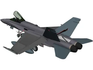 F-18 VFA-151 Hornet 3D Model