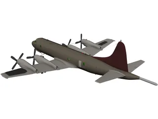 Lockheed P-3C Orion 3D Model