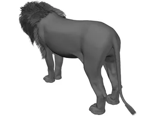 Lion 3D Model