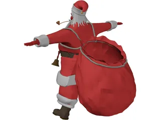 Santa Claus 3D Model