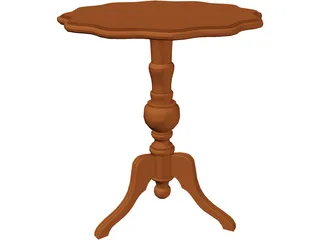 Table Tripod 3D Model