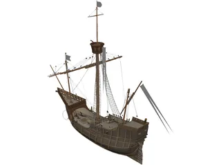 Santa Maria 3D Model