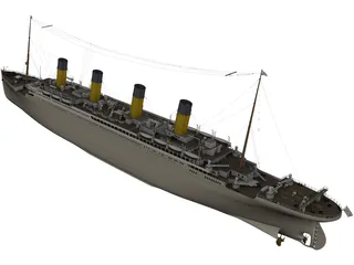 Titanic R.M.S 3D Model