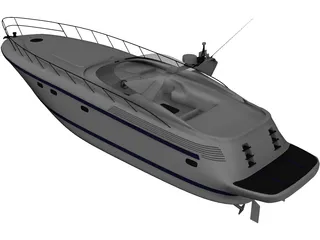 Sarnico 58 Yacht 3D Model