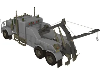 Wreck Recovery Truck 3D Model