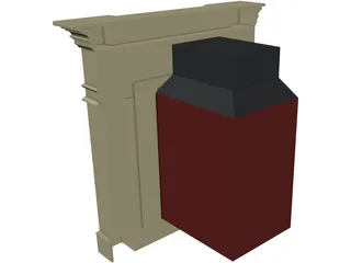 Fireplace 3D Model