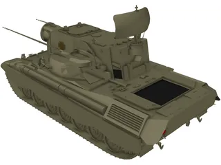 Flackpanzer Gepard 3D Model