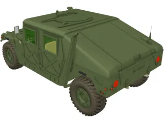 Hummer (1993) 3D Model