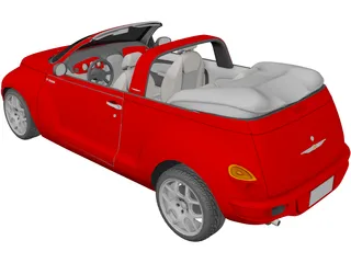 Chrysler PT Cruiser Cabriolet (2004) 3D Model