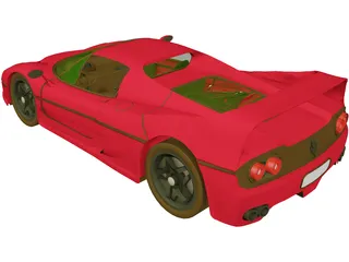 Ferrari F50 (1995) 3D Model