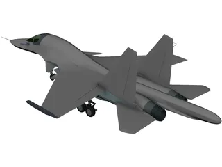 Sukhoi Su-34 Fullback 3D Model