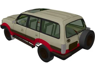Toyota Land Cruiser (1980) 3D Model