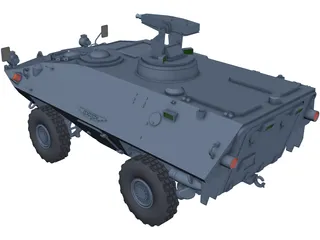 Mowag Piranha 4x4 3D Model