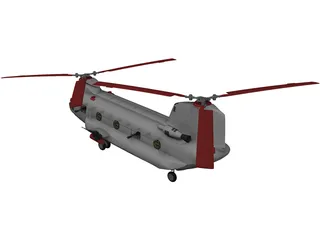 Boeing ACH-47 Chinook 3D Model