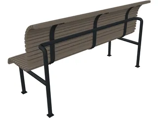 Bench 3D Model