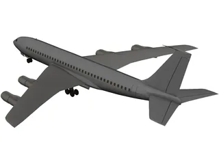 Boeing 707 3D Model