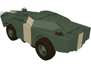 BRDM-1 3D Model