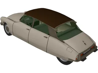 Citroen DS19 (1966) 3D Model